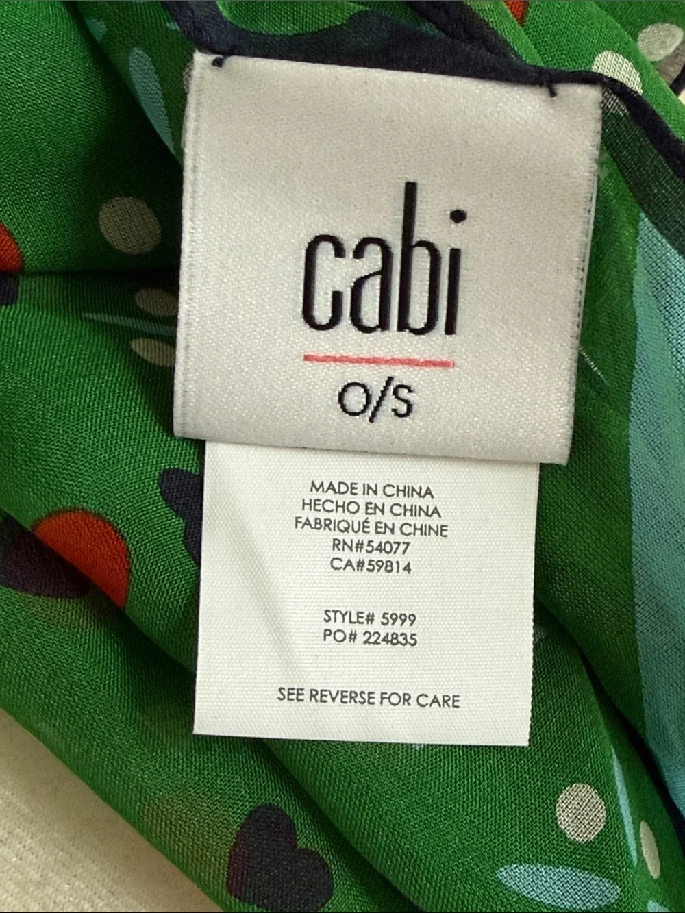 CABi silk scarf